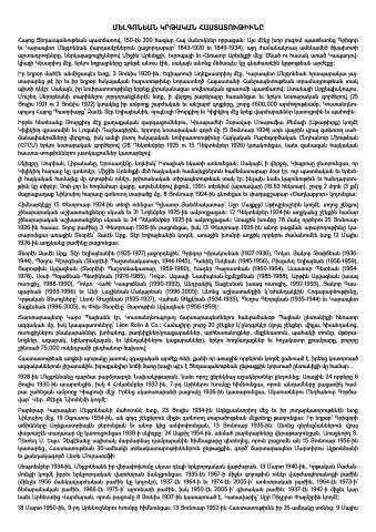 INTERESTING FACTS ABOUT MELKONIAN 